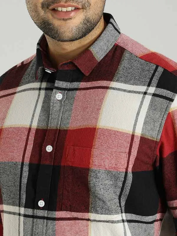 Men Checked Full Sleeve Cotton Shirt