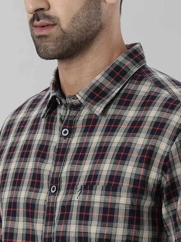 Men Checked Full Sleeve Cotton Shirt