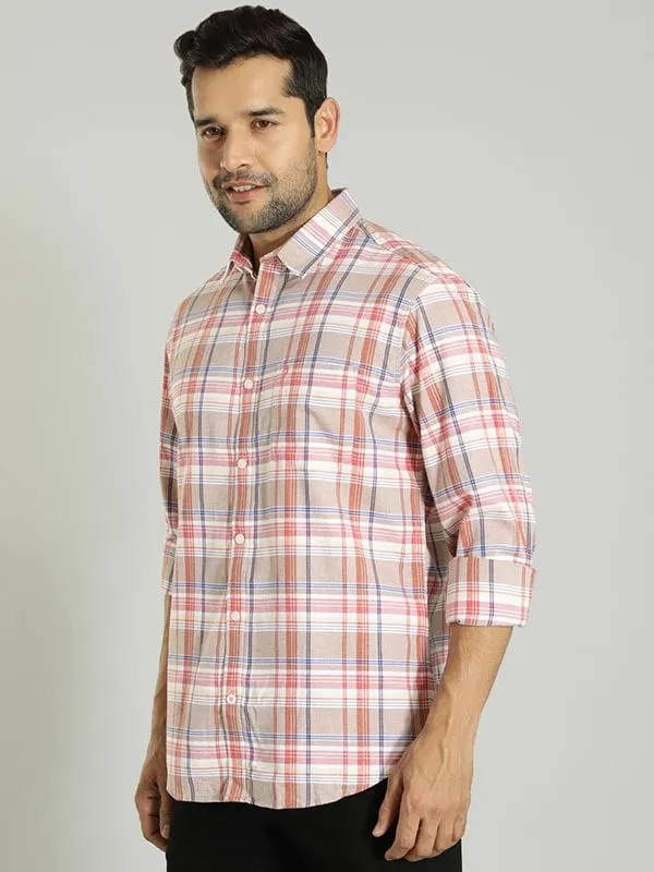 Men Checked Full Sleeve Cotton Shirt