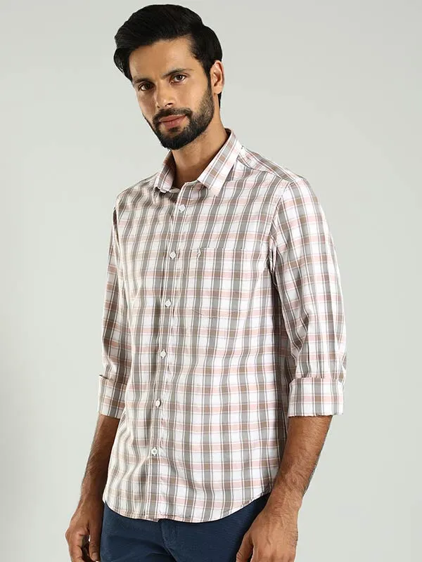 Men Checked Full Sleeve Cotton Shirt