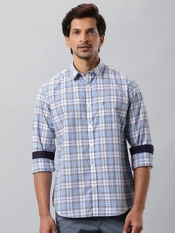 Men Checked Full Sleeve Cotton Shirt