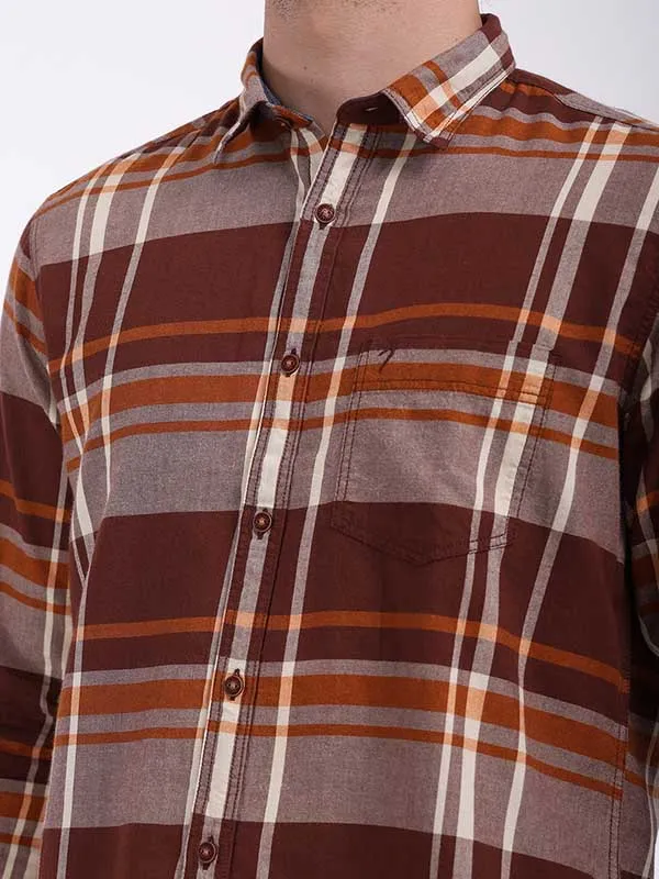 Men Checked Full Sleeve Cotton Shirt