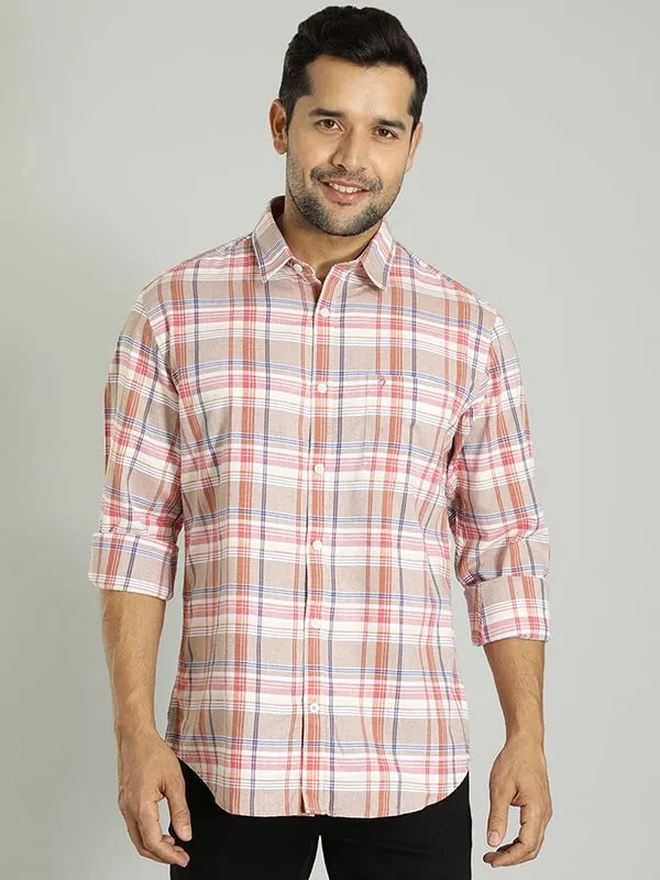 Men Checked Full Sleeve Cotton Shirt