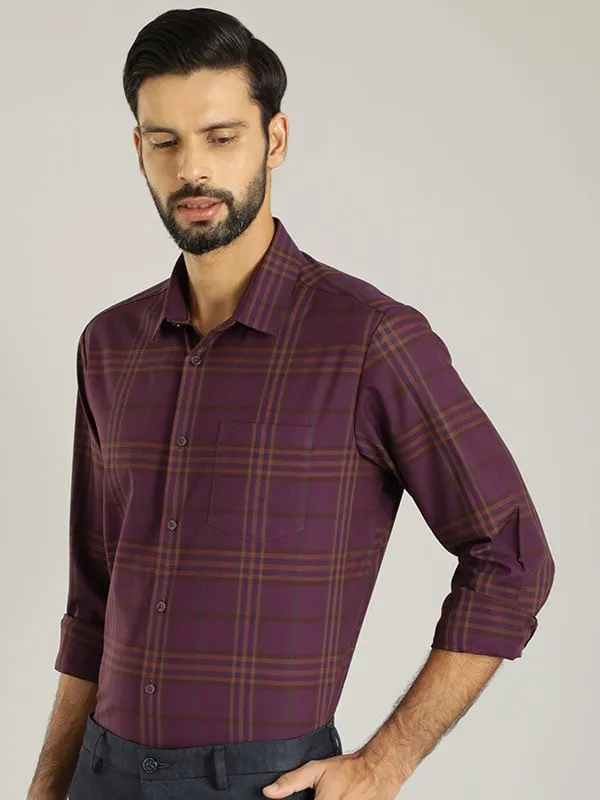 Men Checked Full Sleeve Cotton Shirt