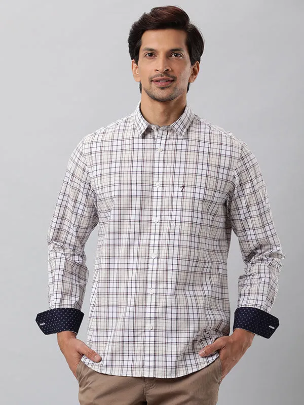 Men Checked Full Sleeve Cotton Shirt