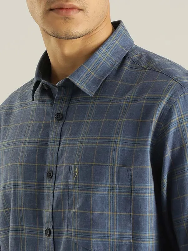 Men Checked Full Sleeve Cotton Shirt