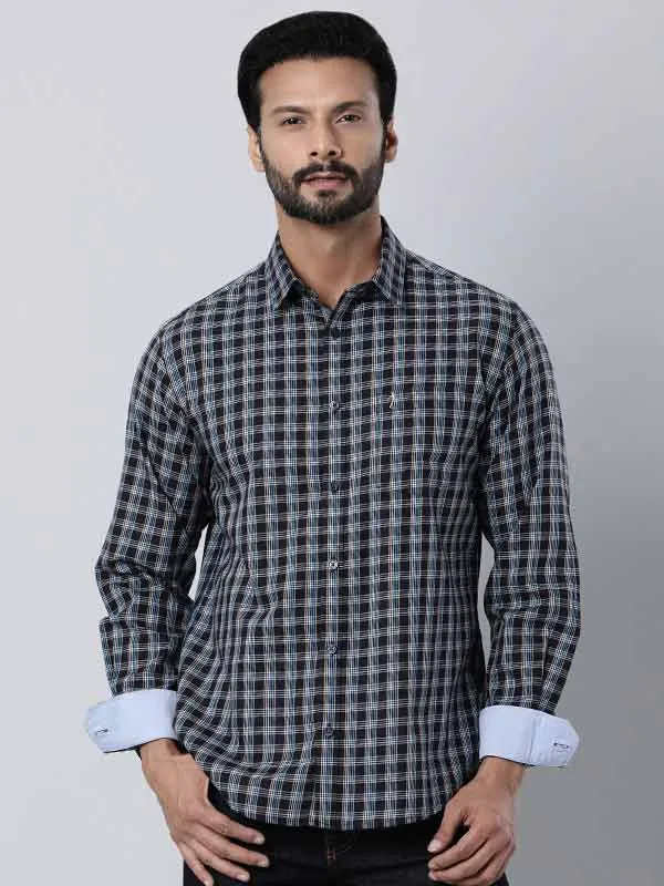 Men Checked Full Sleeve Cotton Shirt