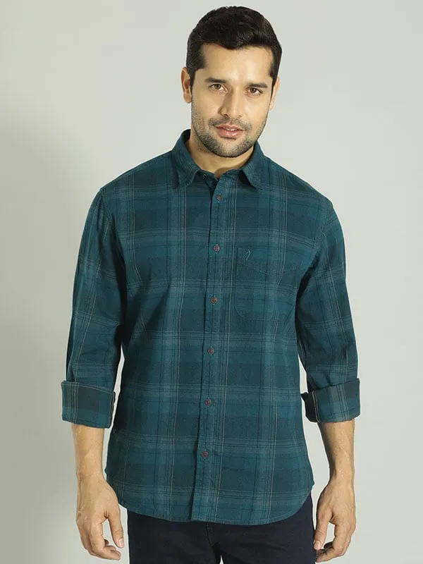 Men Checked Full Sleeve Cotton Shirt