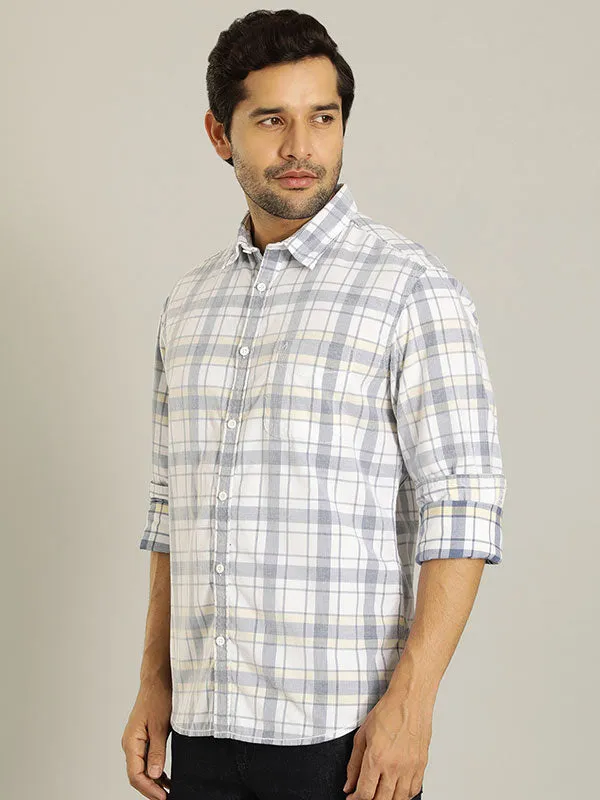 Men Checked Full Sleeve Cotton Shirt