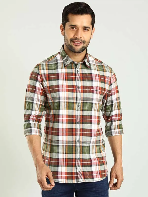 Men Checked Full Sleeve Cotton Shirt