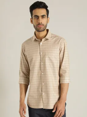 Men Checked Full Sleeve Cotton Shirt