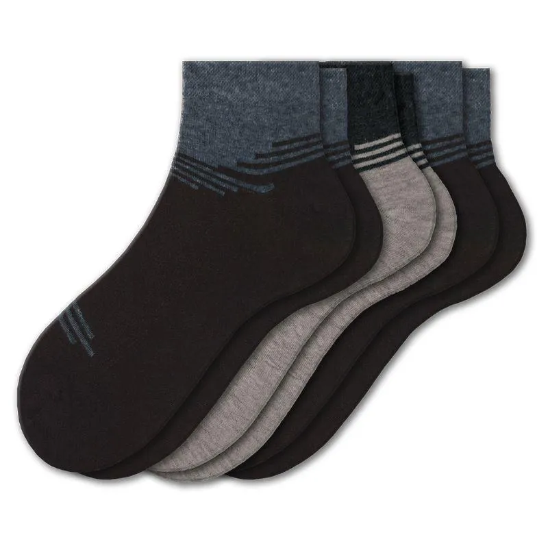 Men's Bamboo Socks, Performance Ankle Sock, 3-Pair Pack