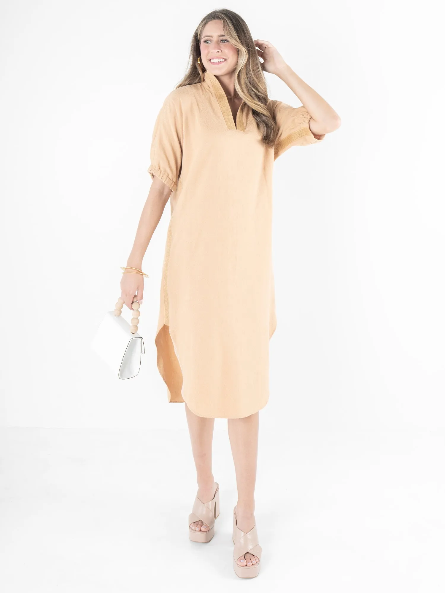 Poppy Caftan - Lark Monogram