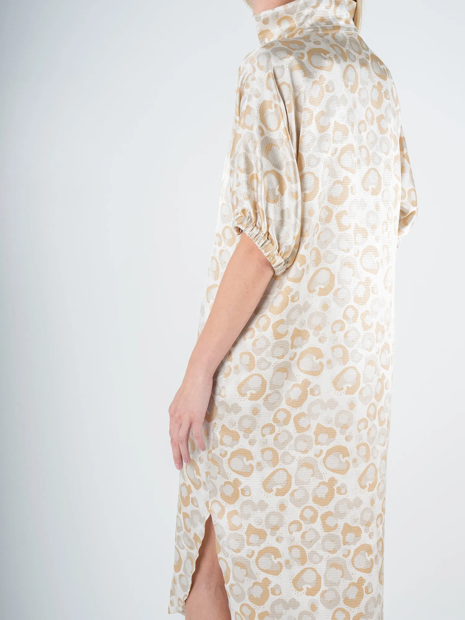 Poppy Caftan - Neutral Freckle Spot Cheetah