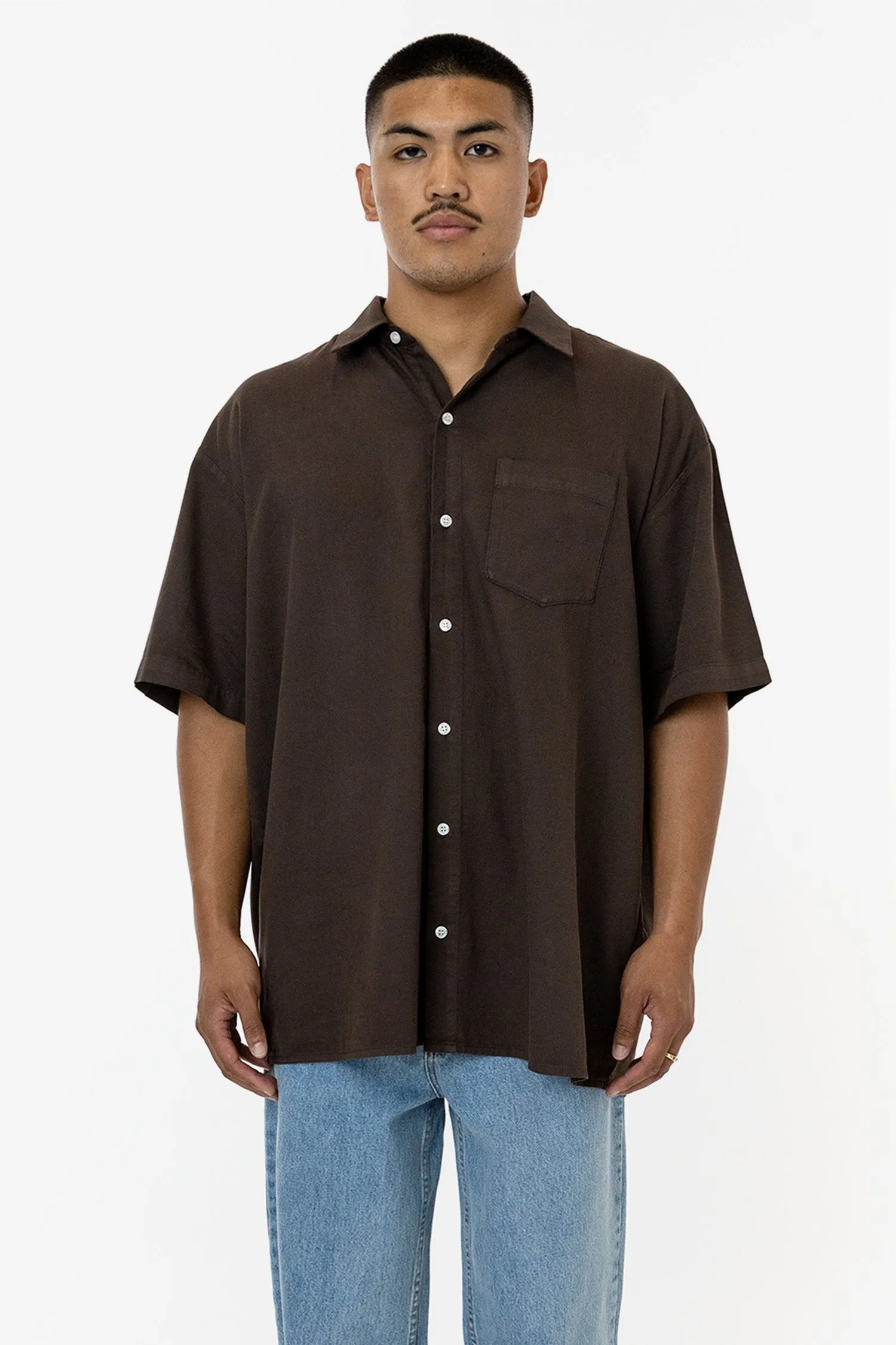 RCT419GD Unisex - Cotton Twill Casual Button Up Shirt