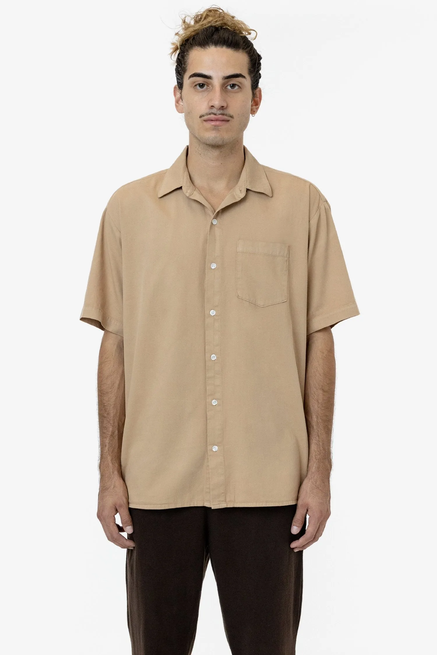 RCT419GD Unisex - Cotton Twill Casual Button Up Shirt