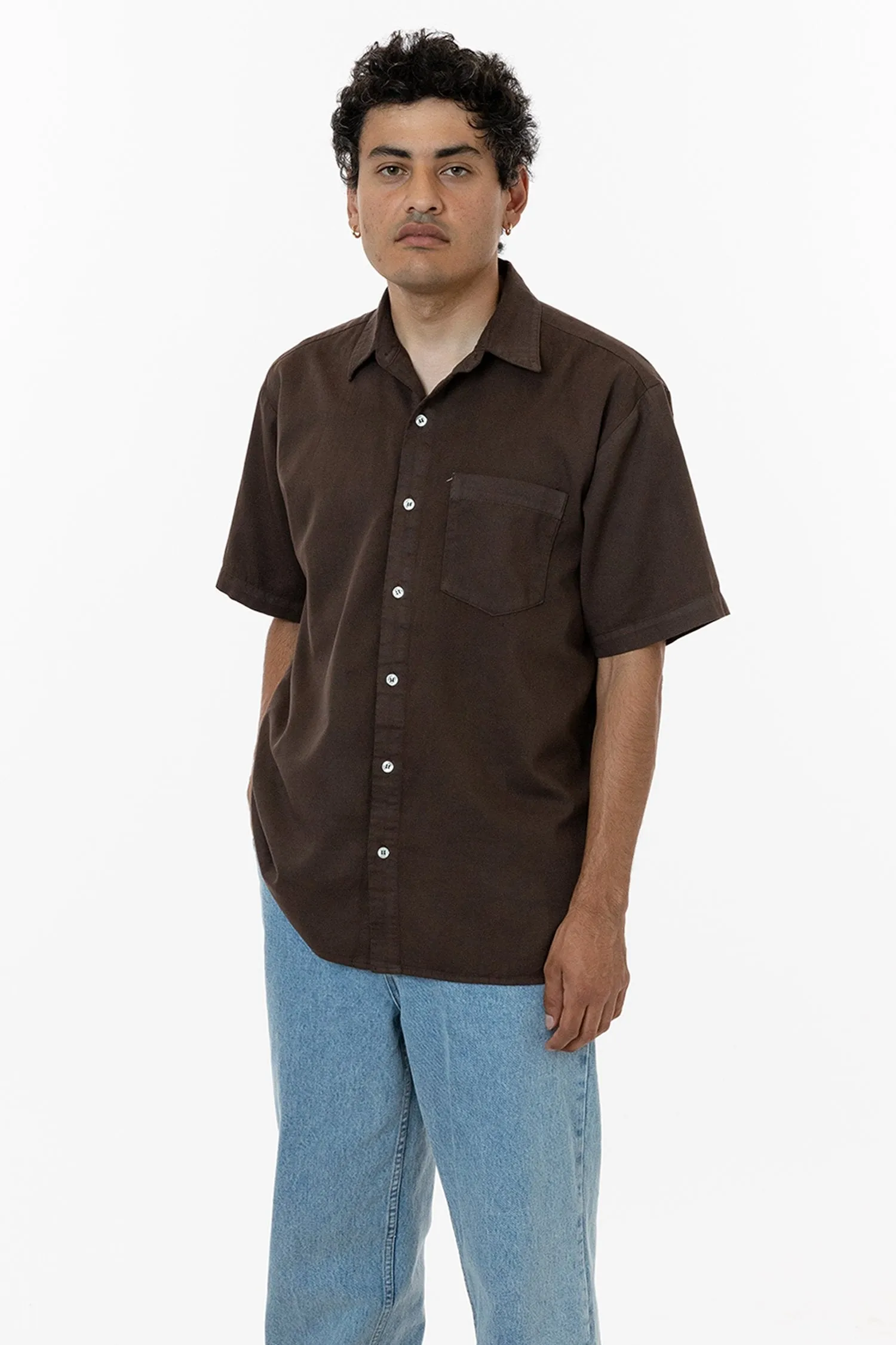 RCT419GD Unisex - Cotton Twill Casual Button Up Shirt