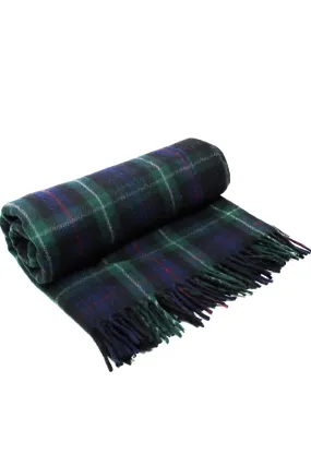 Recycled Wool Tartan Blanket - Mackenzie