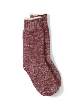 Ro To To Double Face Crew Socks Grape