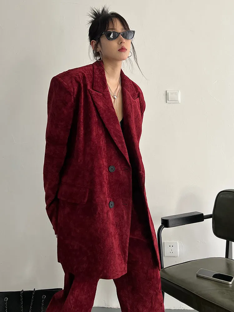 Sayuri Crushed Velvet Blazer