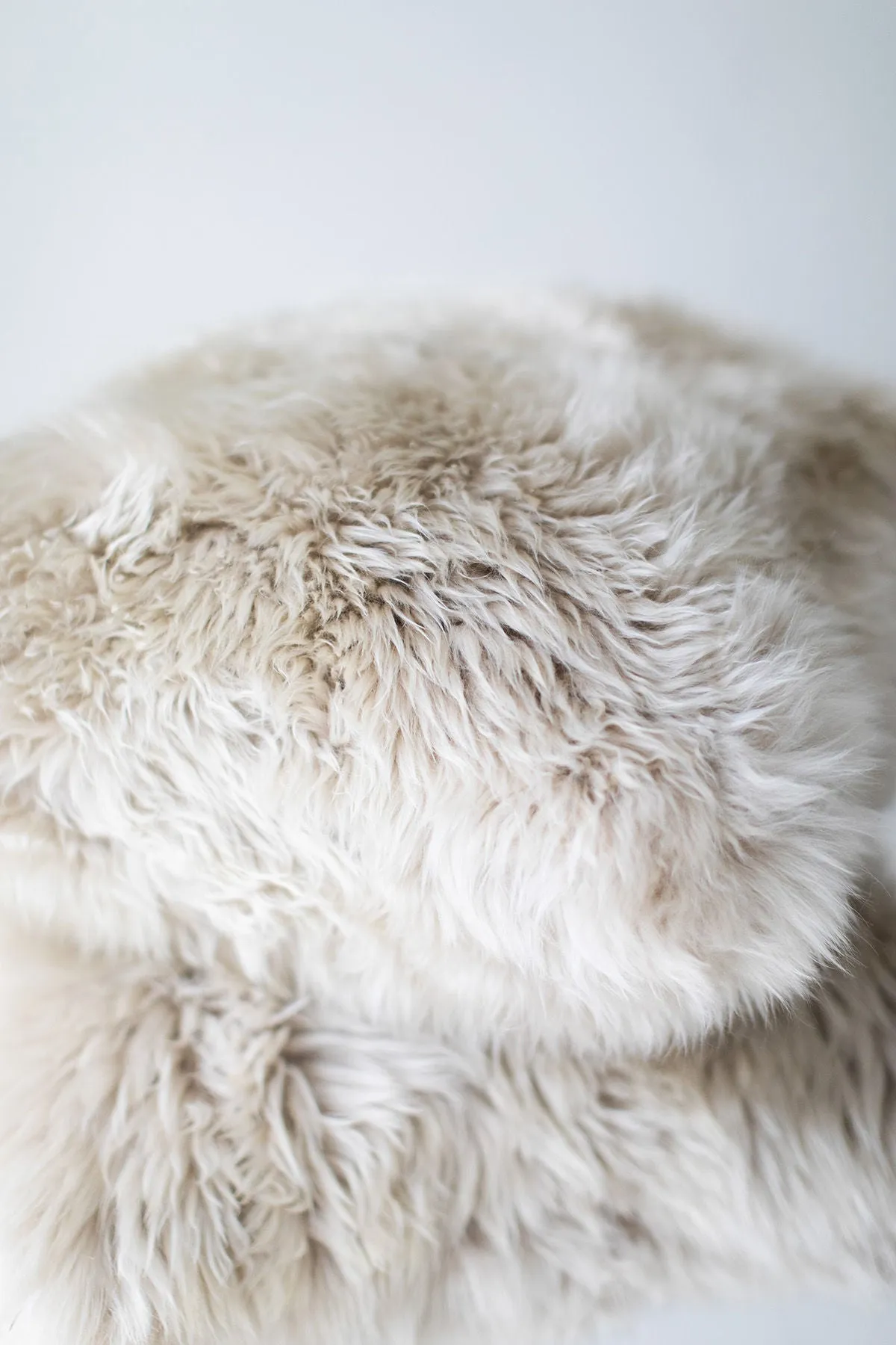 Shearling Fur Pillow - Double Sided - 2224