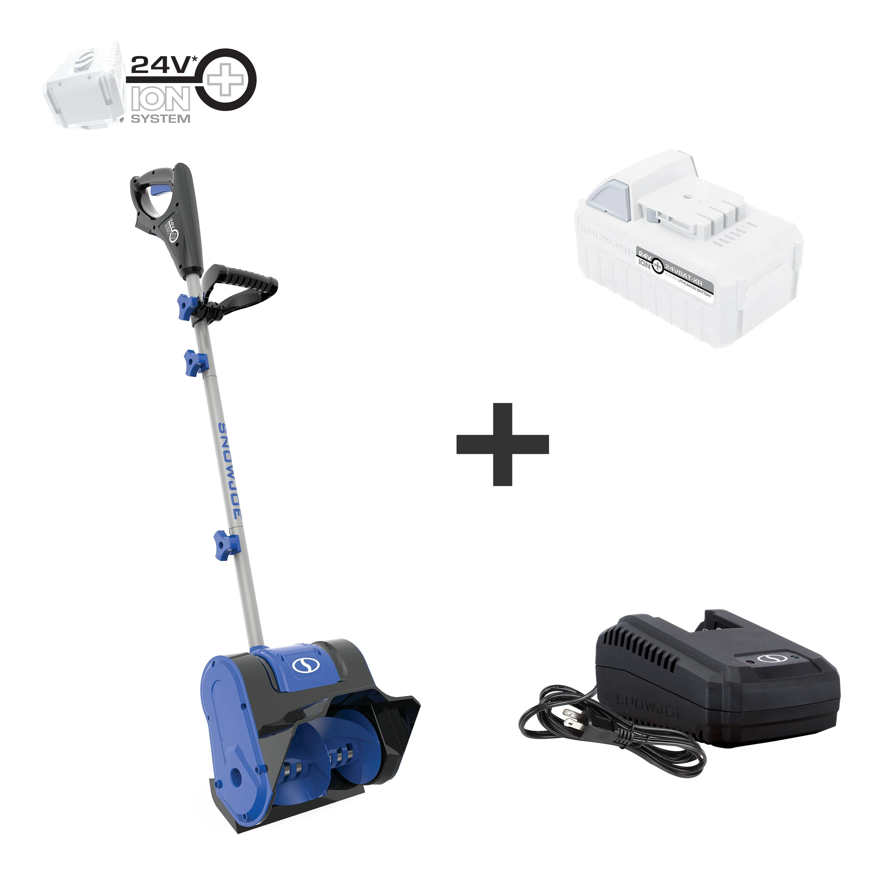 Snow Joe 24V-SS10-XR 24-Volt* IONMAX Cordless Snow Shovel Kit | 10-Inch | W/ 5.0-Ah Battery   Charger