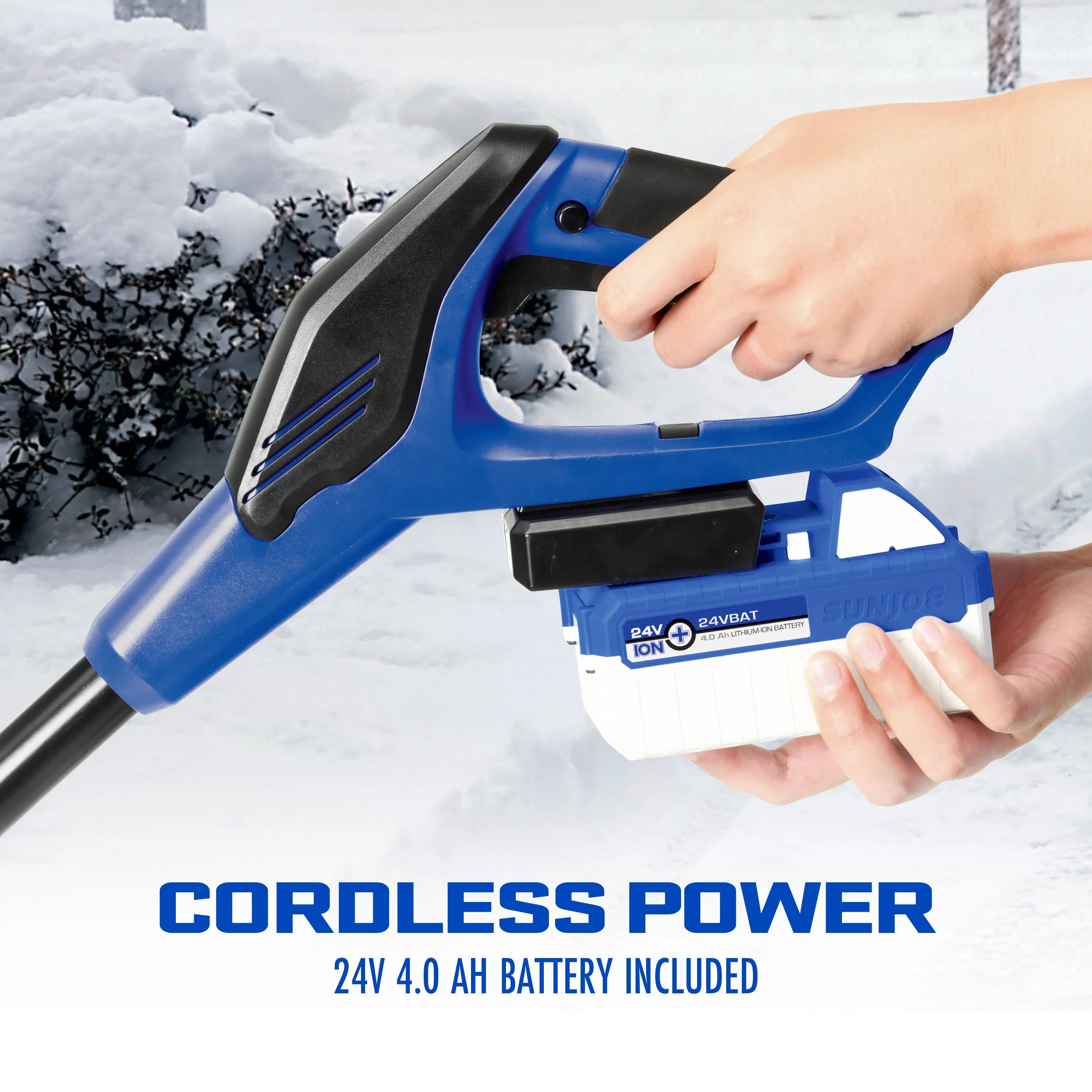 Snow Joe 24V-SS13 24-Volt* IONMAX Cordless Snow Shovel Kit | 13-Inch | W/ 4.0-Ah Battery   Charger