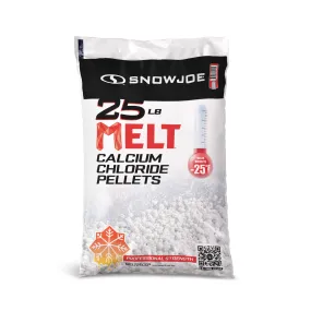 Snow Joe MELT25CCP Calcium Chloride Pellets Professional Strength Ice Melter| 25 Lbs.