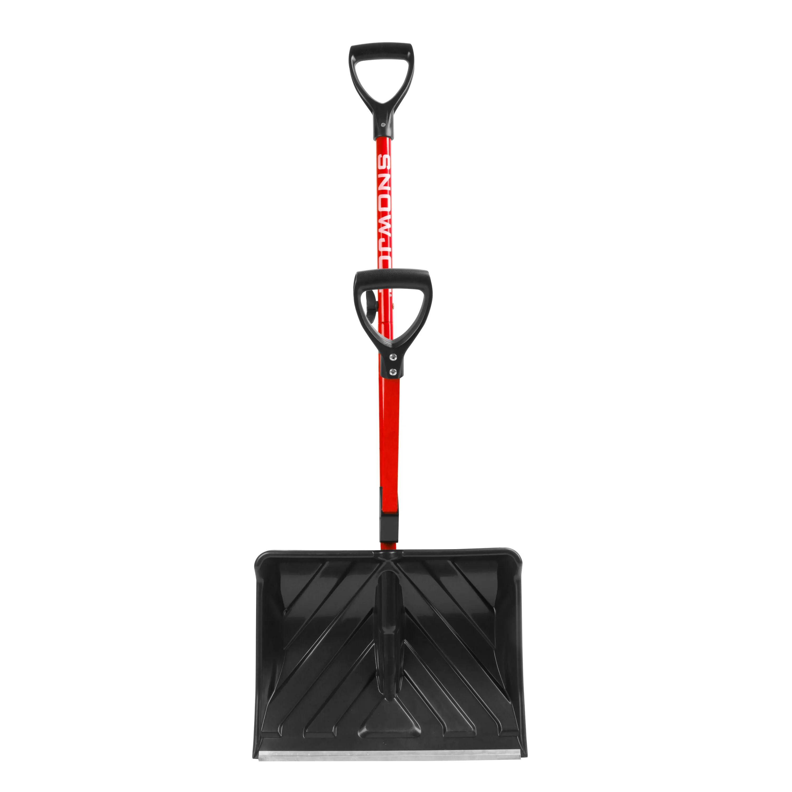 Snow Joe SJ-SHLV01-RED Shovelution Strain-Reducing Snow Shovel | Spring Assisted Handle