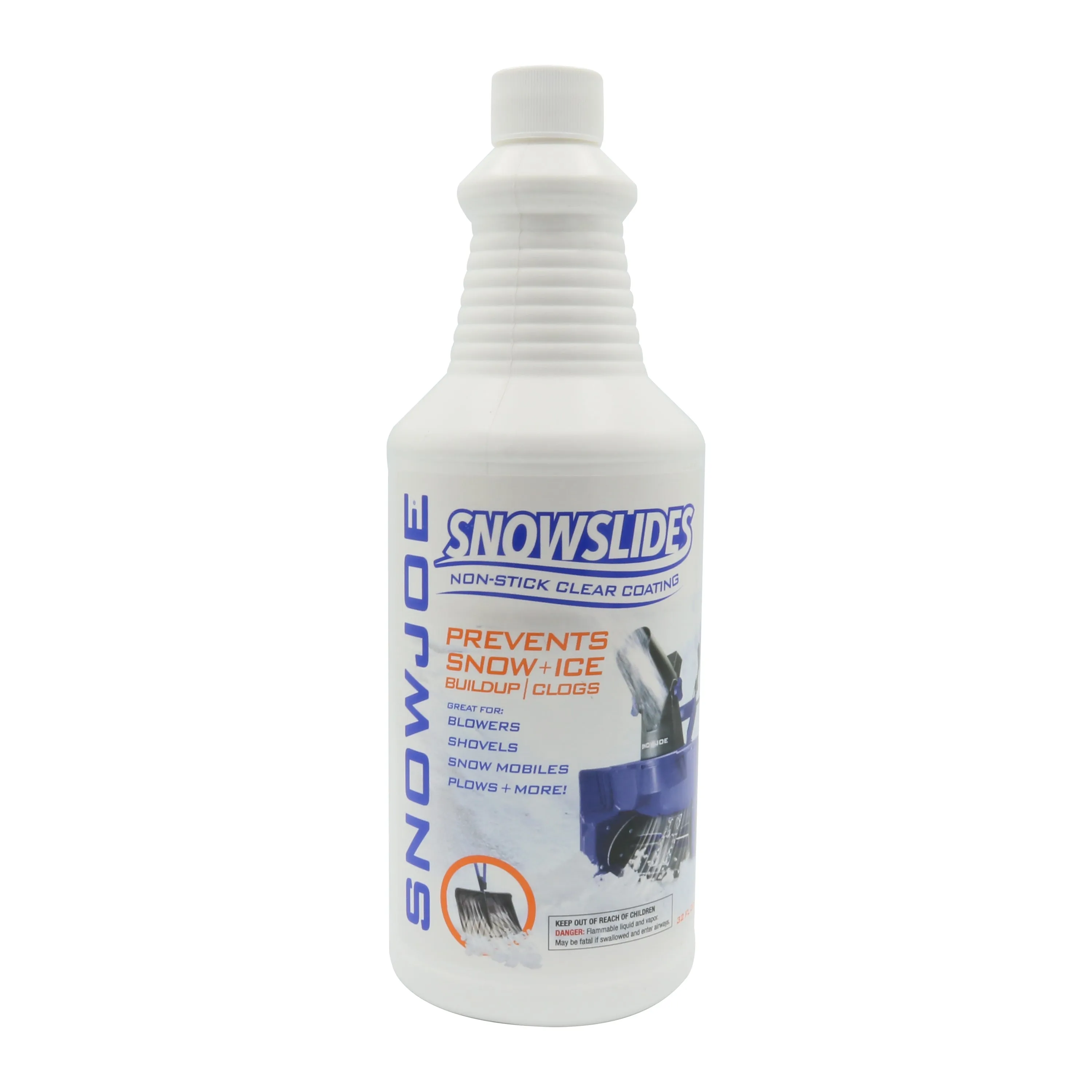 Snow Joe SJ-SNS01 SnowSlides Spray | 32-oz | Non-Stick | Clear Coating