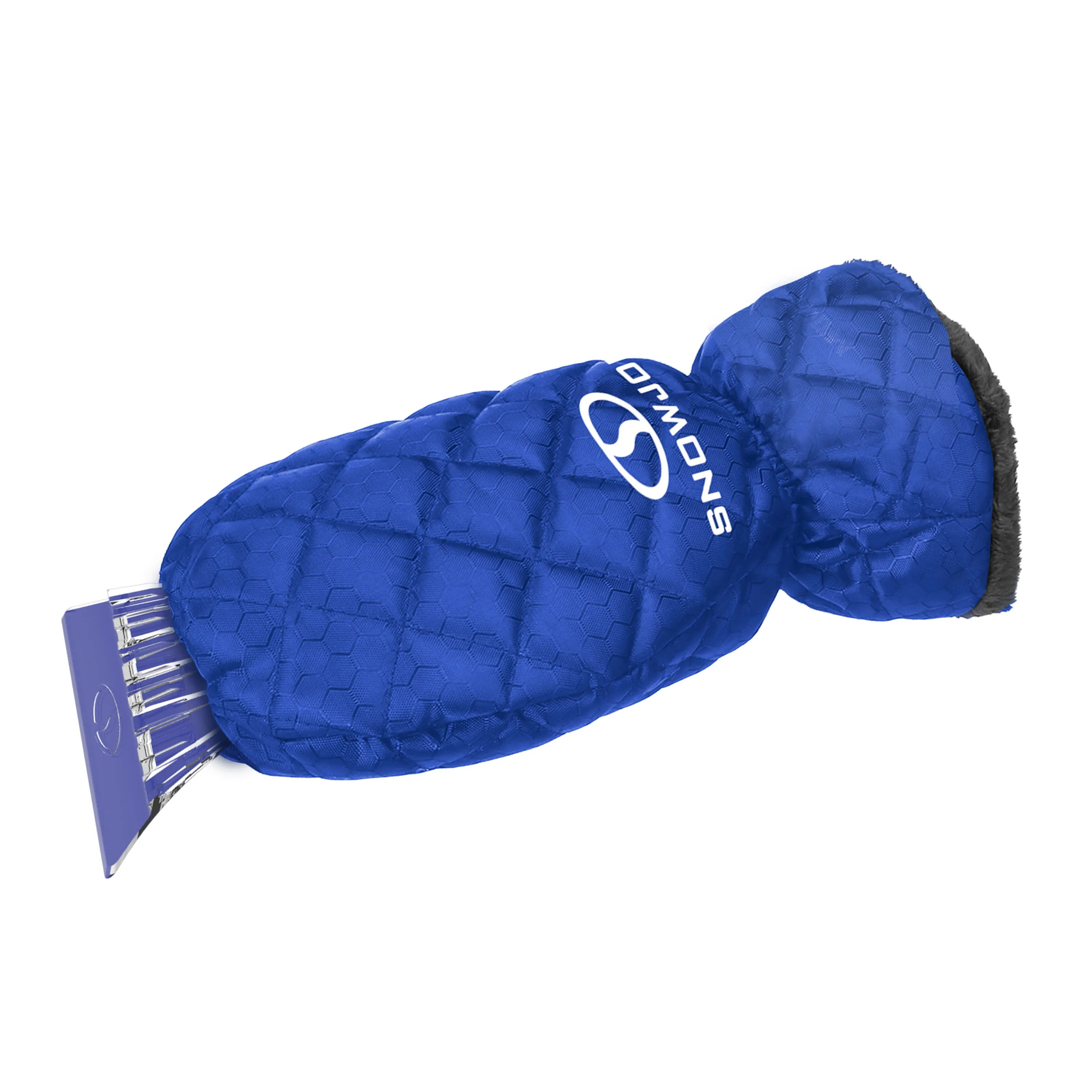 Snow Joe SJEG02M Polar Fleece Lined Mitt W/ Built-In Heavy-Duty Ice Scraper | Waterproof