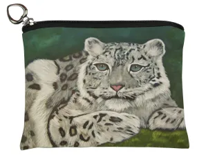 Snow Leopard Change Purse - Highland Veil