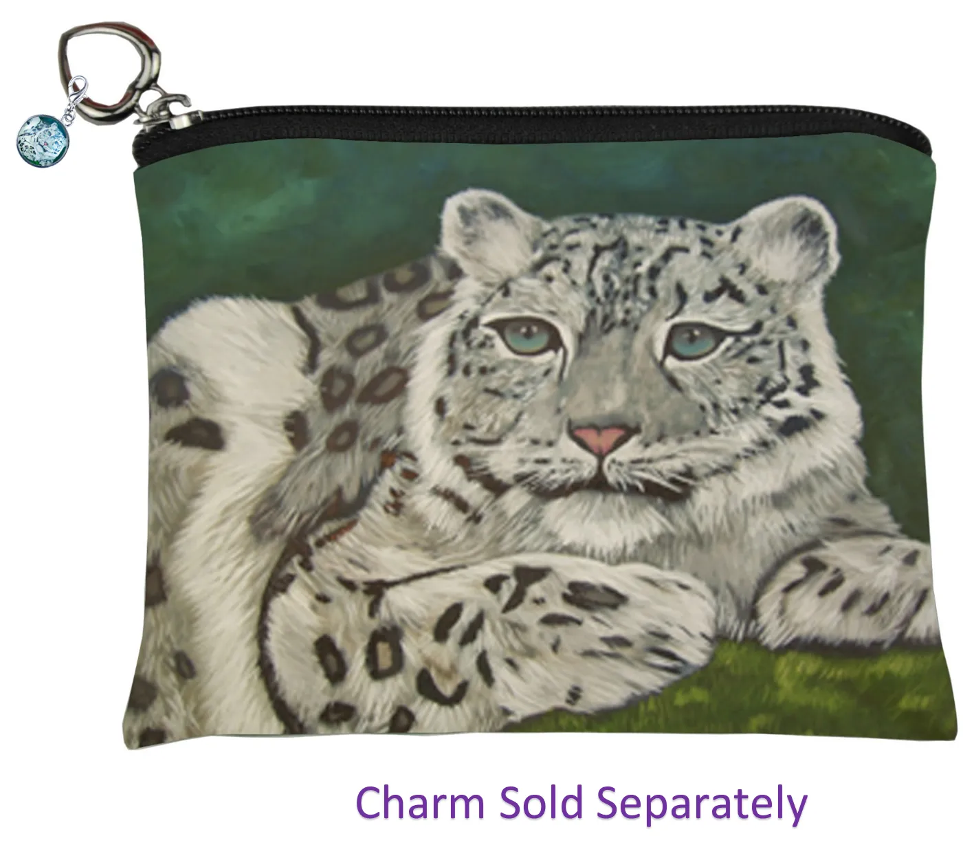 Snow Leopard Change Purse - Highland Veil