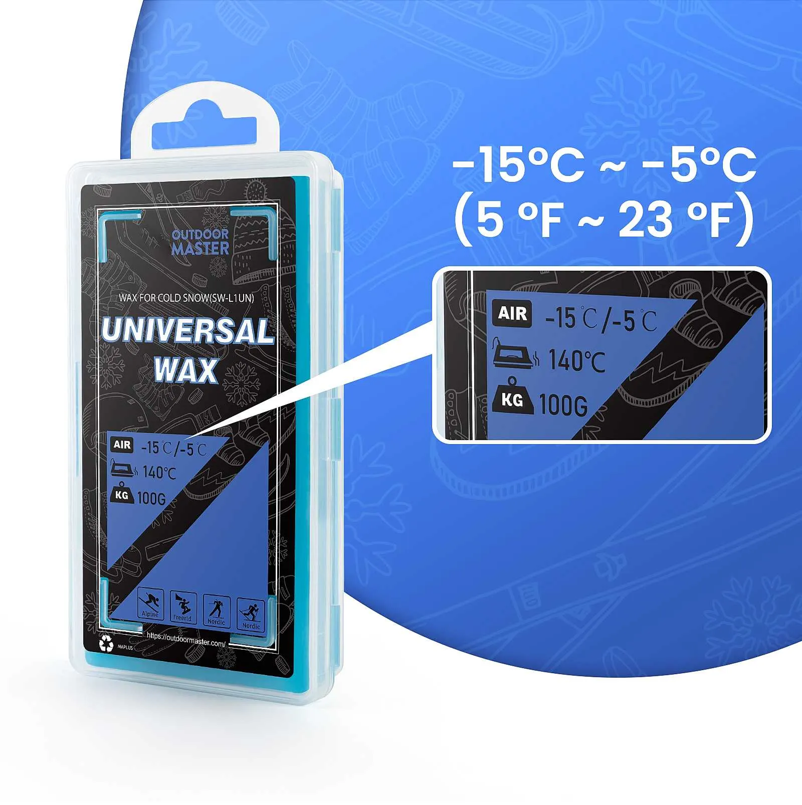 Snowboard Waxing Kit Standard