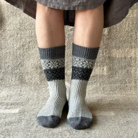 Snowfall Socks - Organic Merino (Adults 36-43)