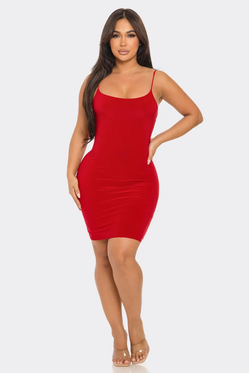 Spaghetti Strap Mini Dress