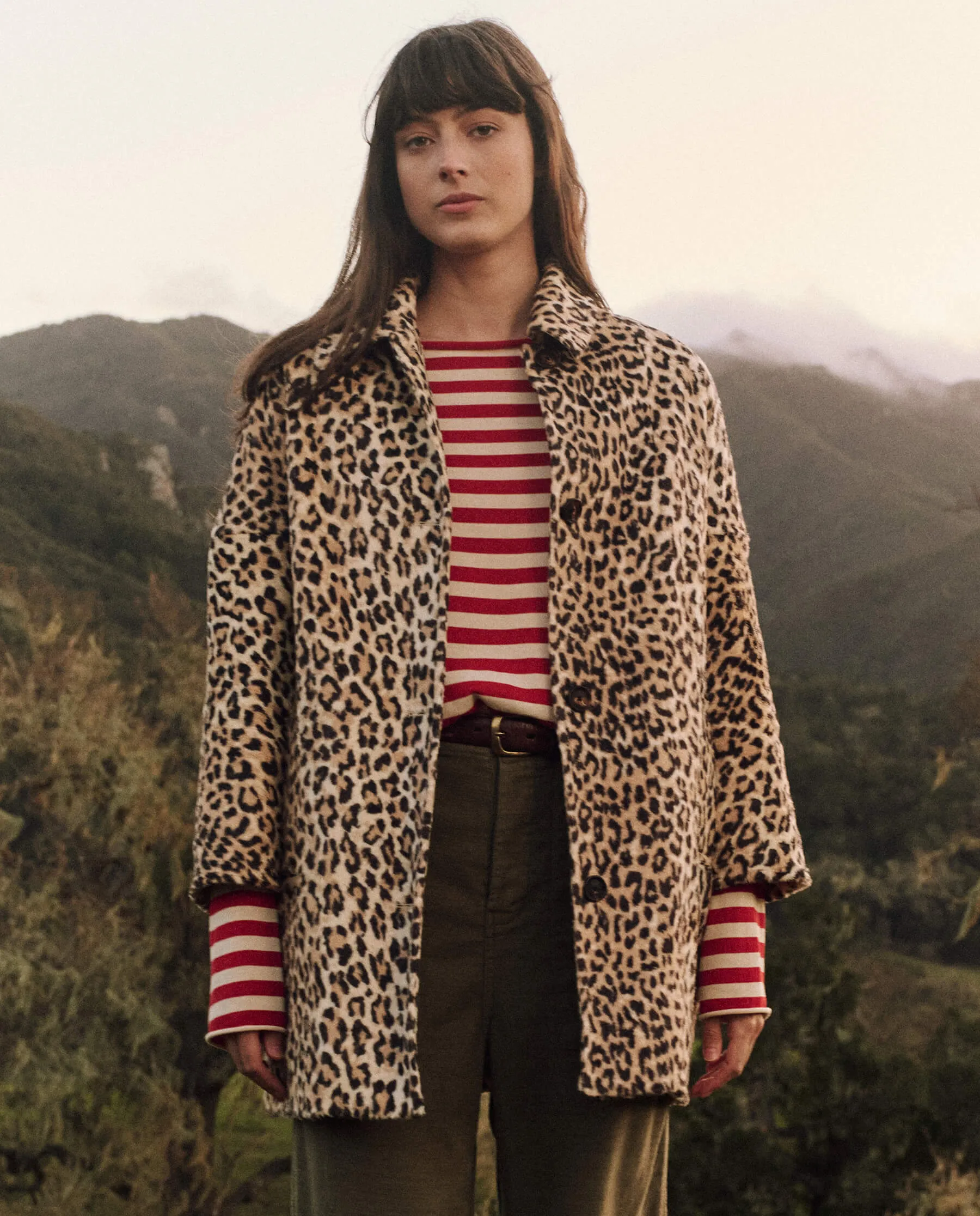 The Car Coat. -- Vintage Leopard