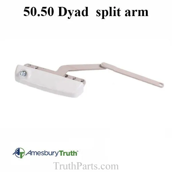 Truth® Maxim 50.50 Dyad Operator, split arm, Sill Mount Left Hand