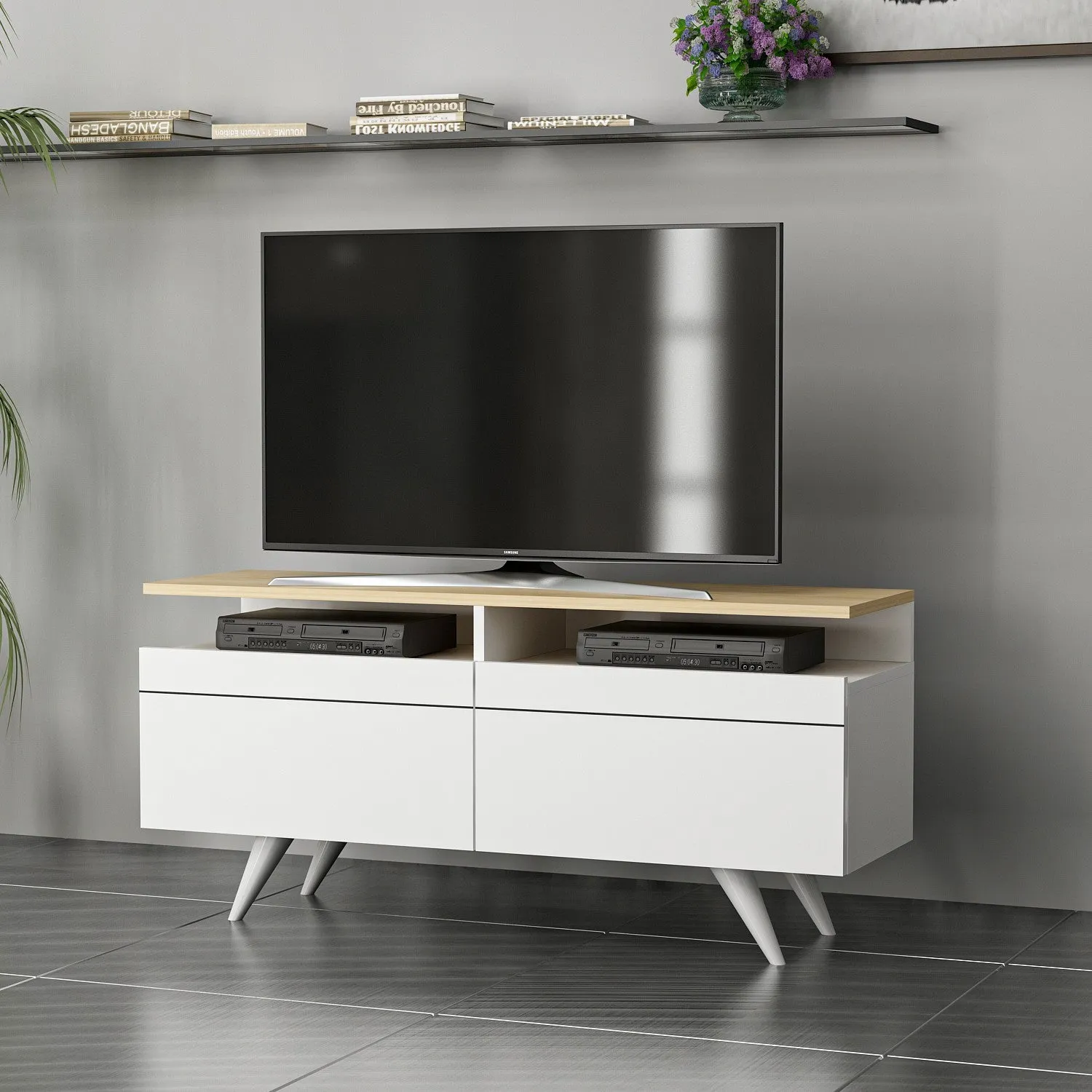 TV Stand Berlin 120 - White