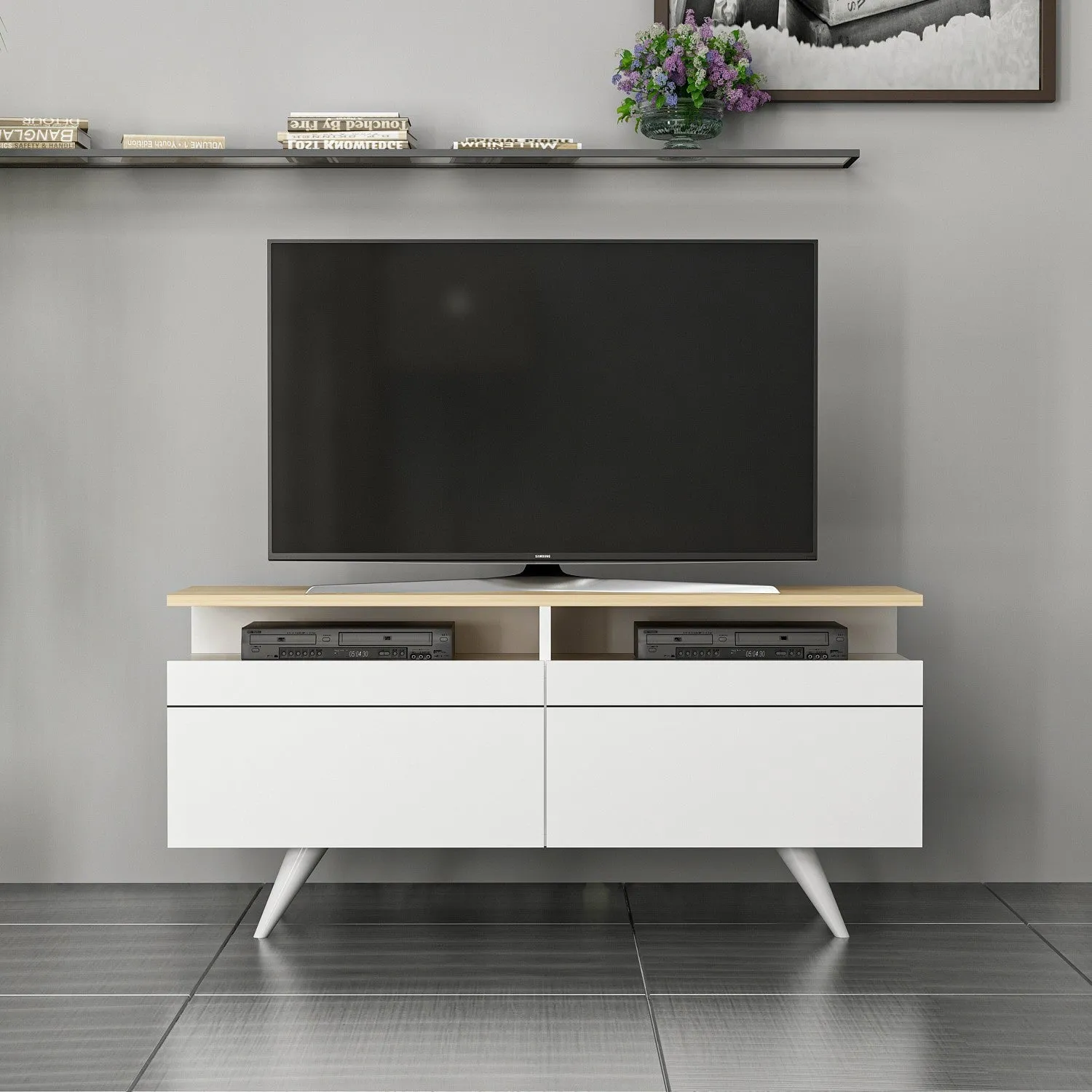 TV Stand Berlin 120 - White