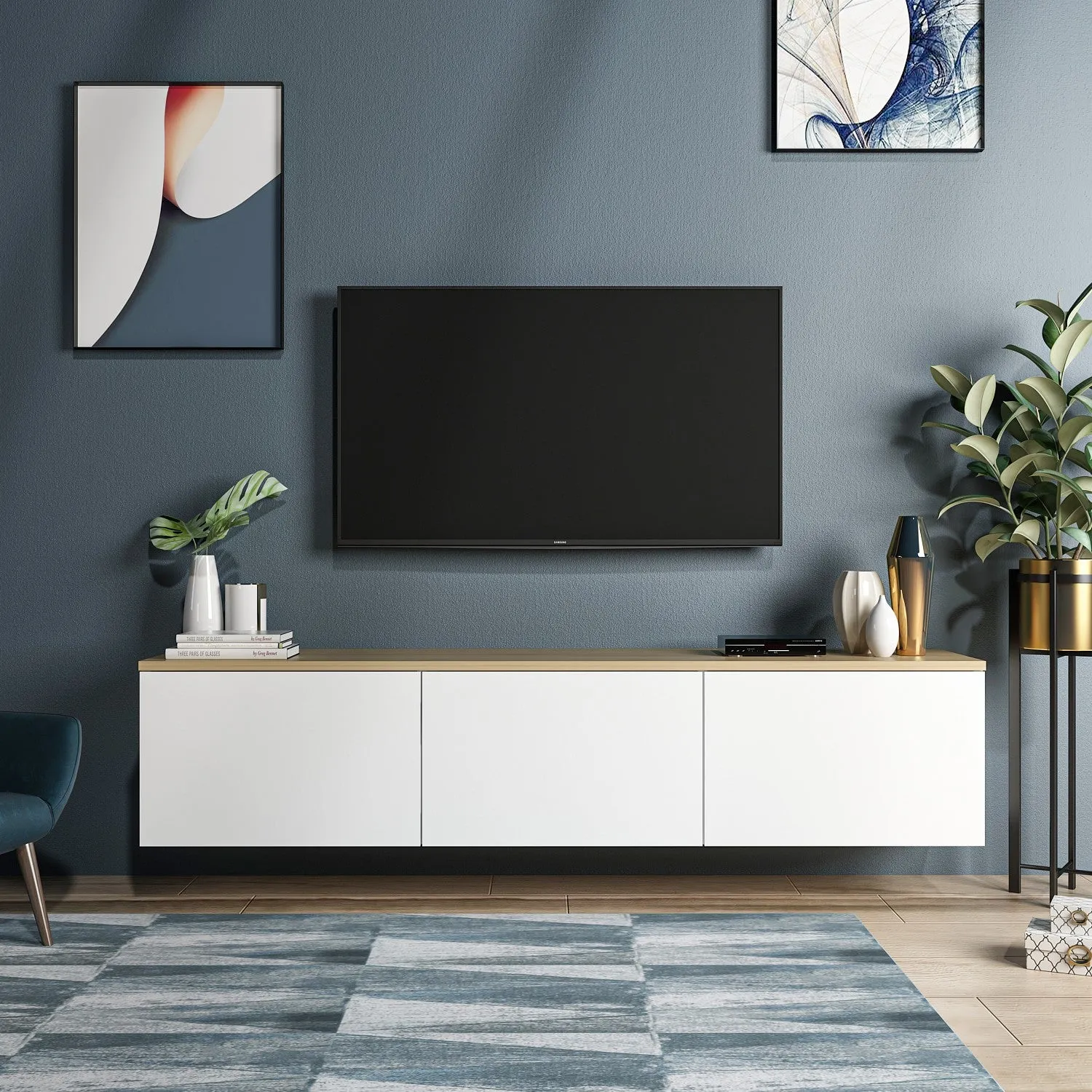 TV Stand Neon - White