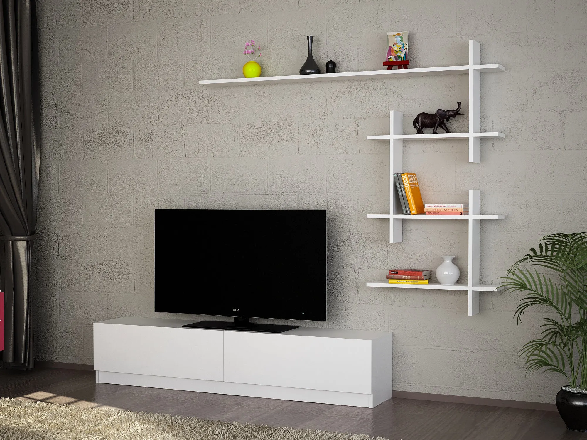 TV Unit Ahenk - White