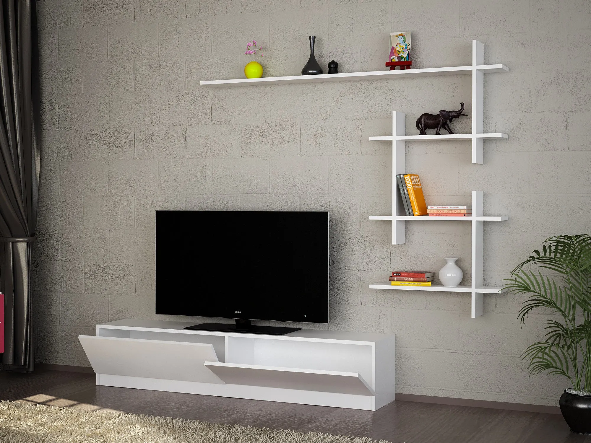 TV Unit Ahenk - White