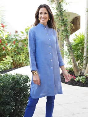 Wendy Tunic in Linen - Solid