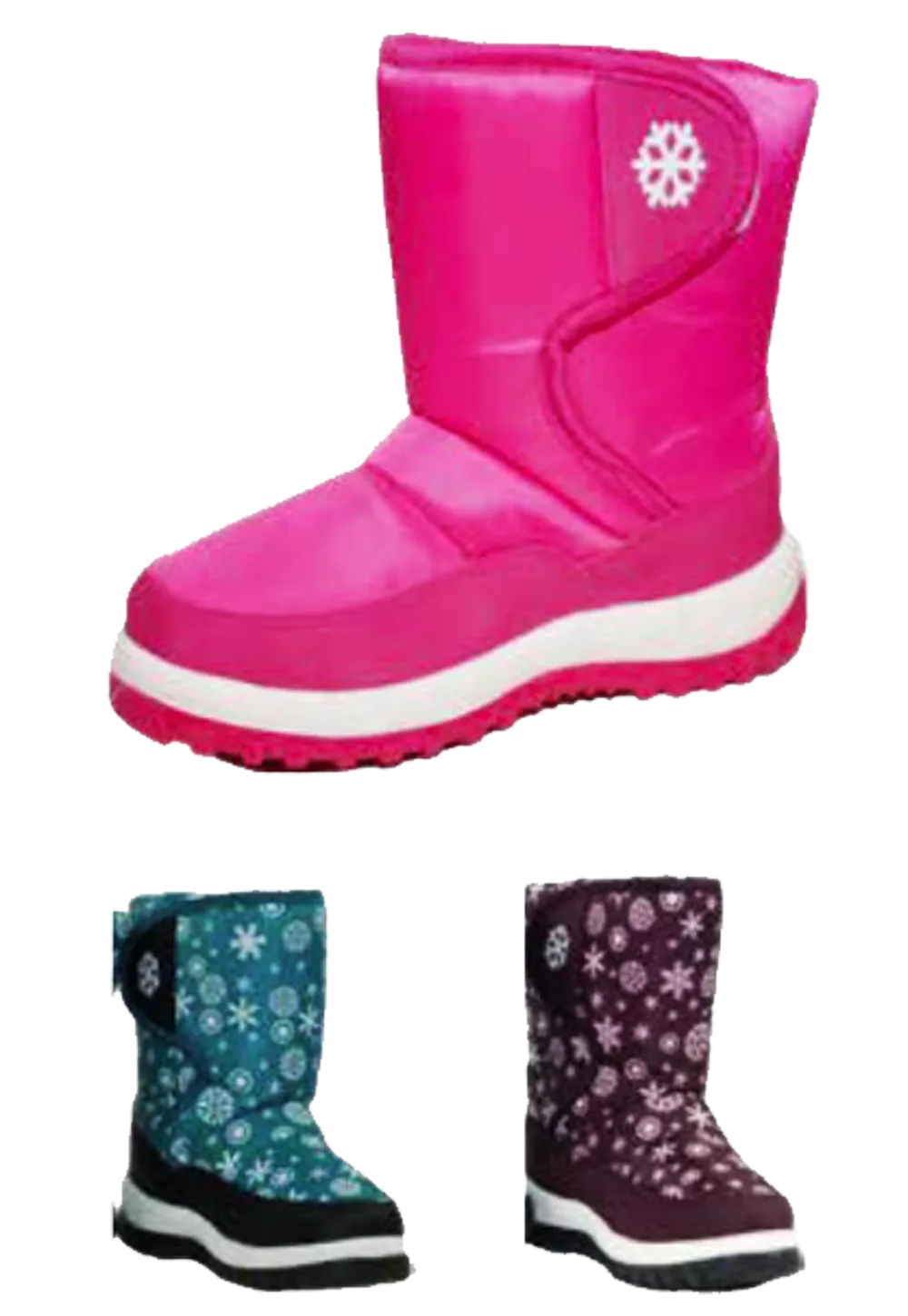 Winter Boots Kids & Infants Snowflake Velocro Stomper Boot - Little Kids, Infants, Boys-Girls