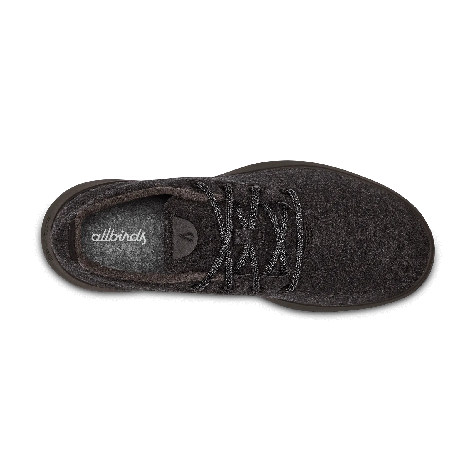 Women's Wool Runners - Natural Black (Black Sole)