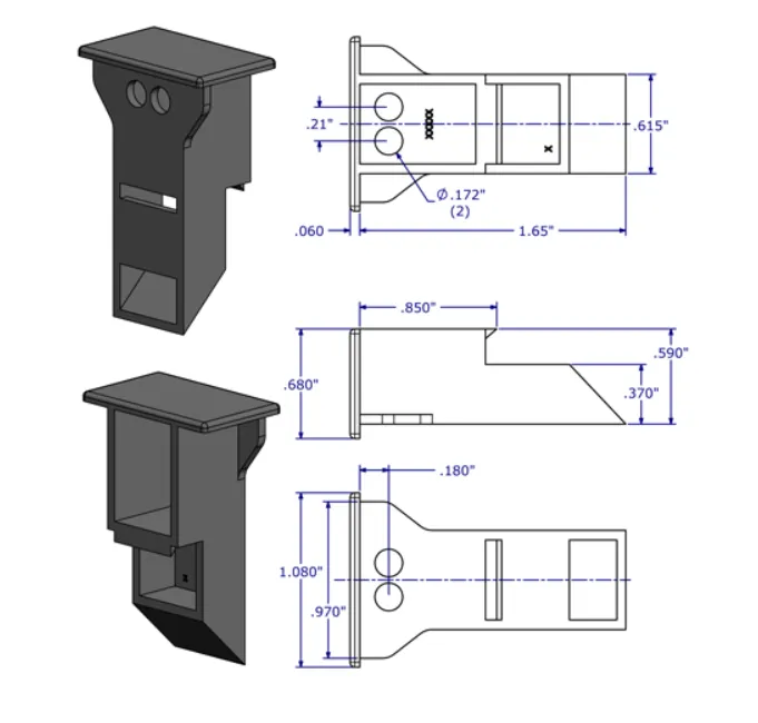 WRS 1.65" Sash Cam - Black